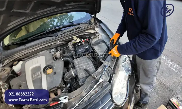 محل نصب باتری ام جی 550