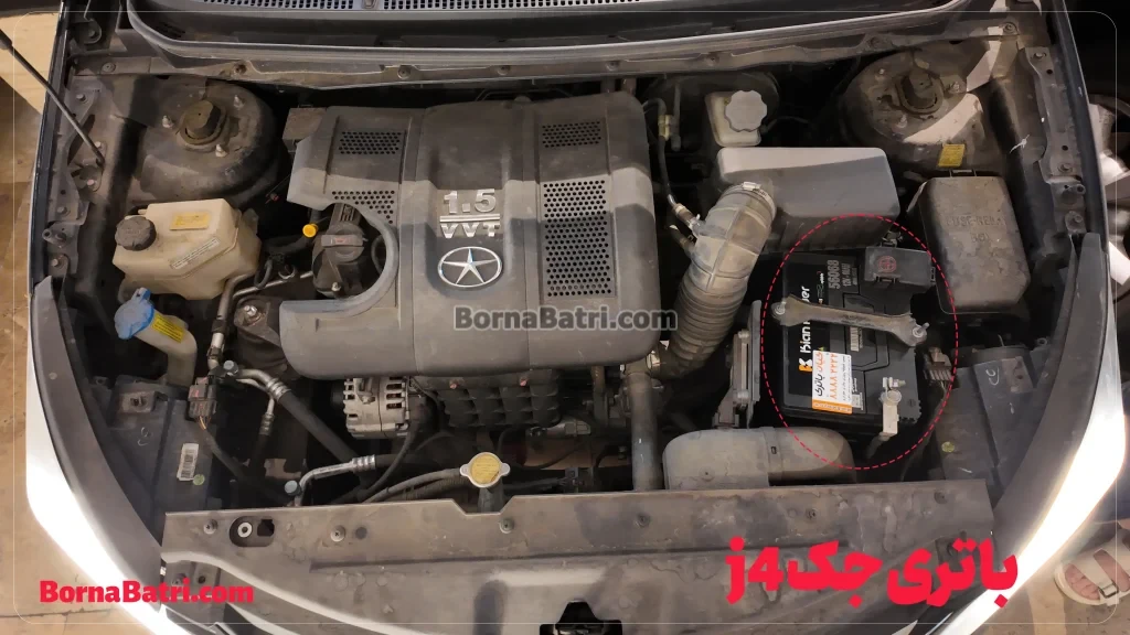 باتری جک j4- امداد برنا باتری