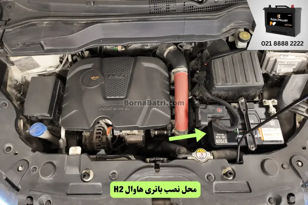 جایگاه باتری هاوال H2