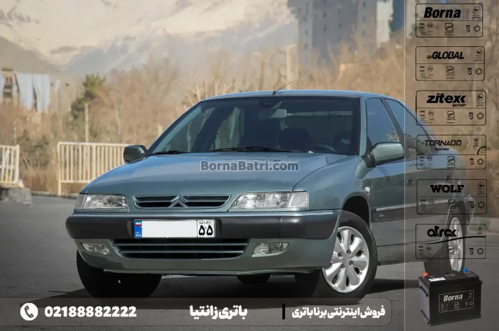 باتری زانتیا- فروش اینترنتی برنا باتری