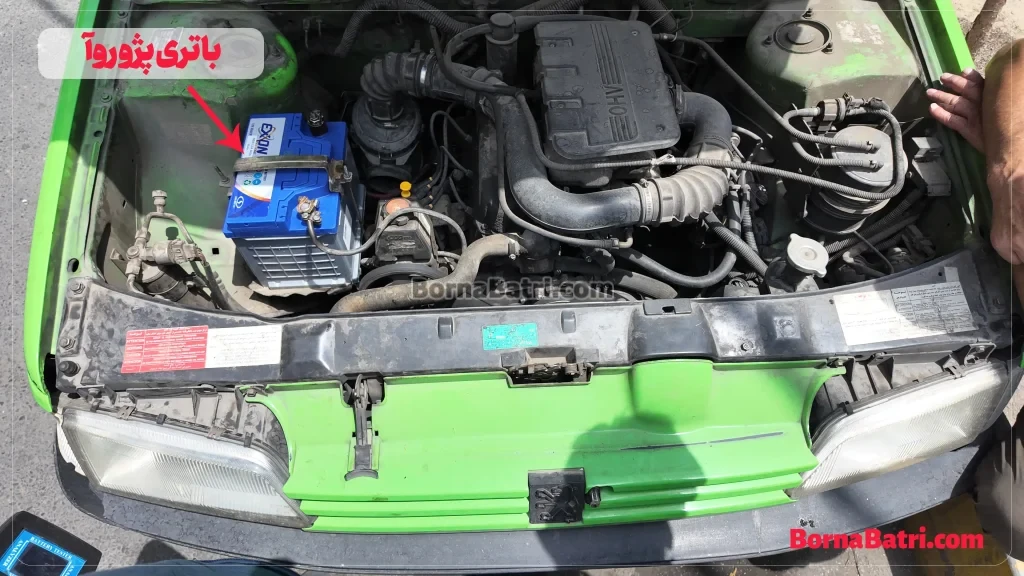 باتری پژو روآ- امداد برنا باتری