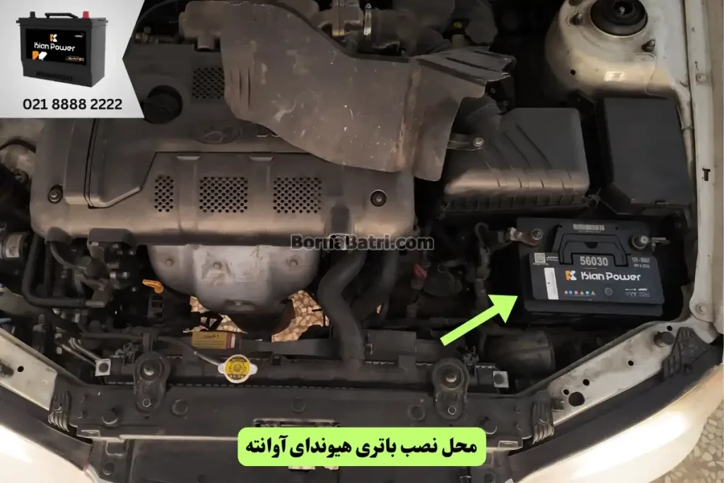 جایگاه باتری هیوندای آوانته