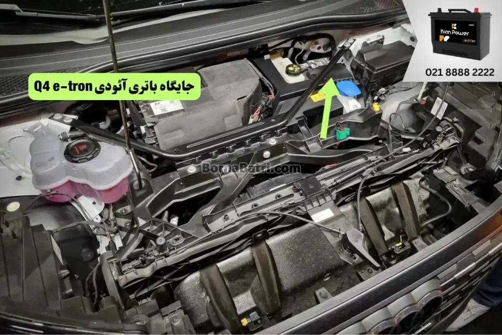 جایگاه باتری آئودی Q4 e-tron