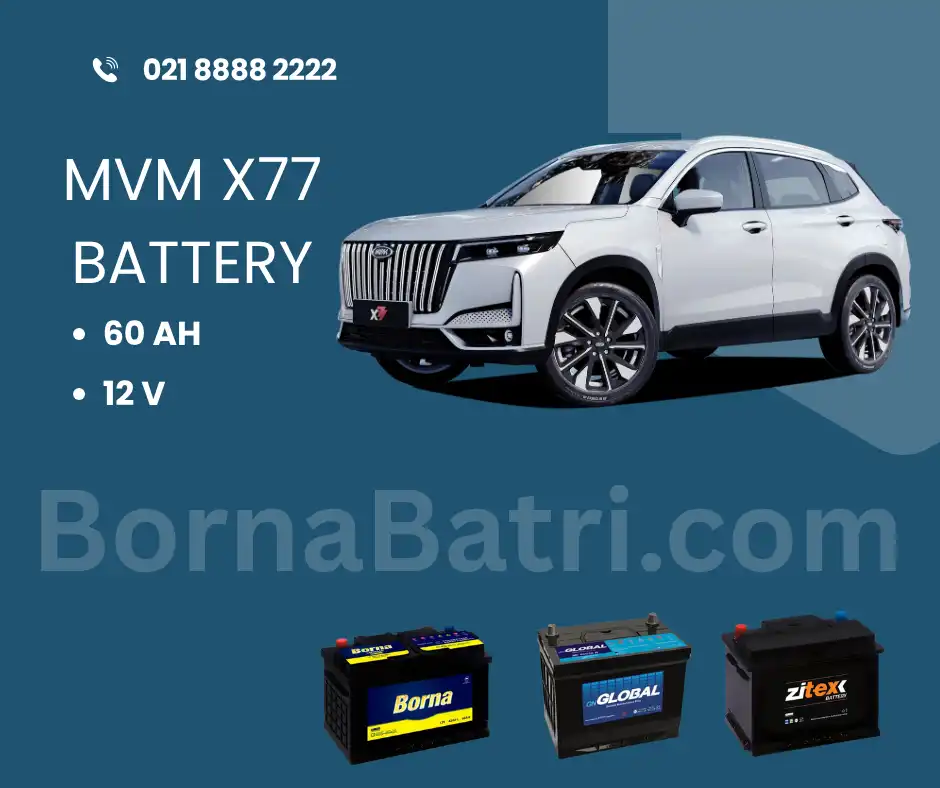 باتری ام وی ام X77