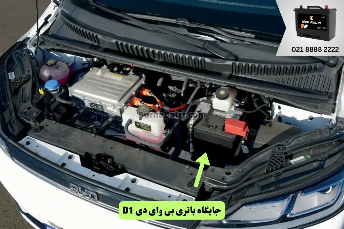 جایگاه باتری بی وای دی D1