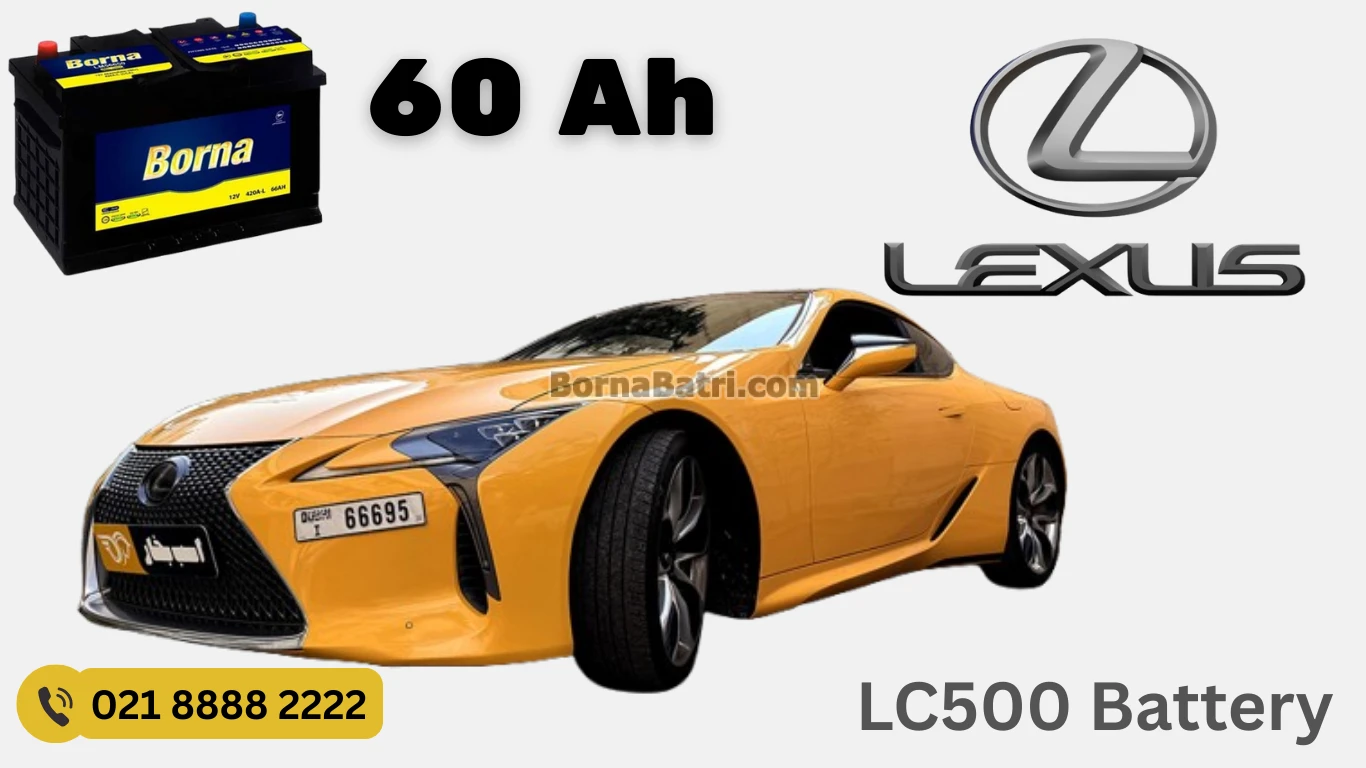 ظرفیت باتری لکسوس LC500