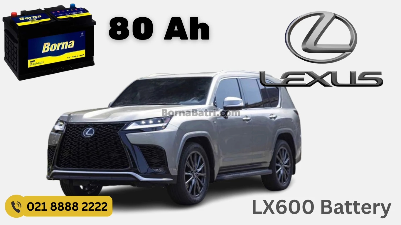 ظرفیت باتری لکسوس LX600