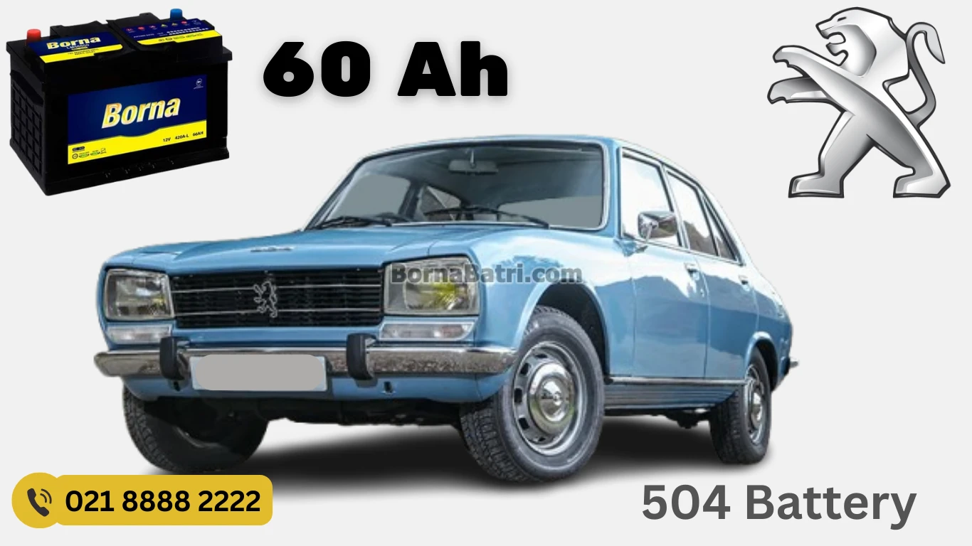 ظرفیت باتری پژو 504
