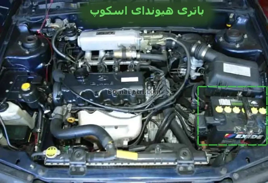 محل باتری هیوندای اسکوپ