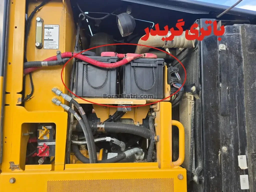 محل قرارگیری باتری گریدر